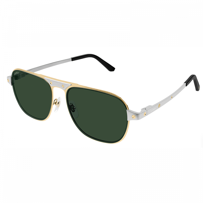 Cartier CT0532S 002 Gold Silver Green [2]