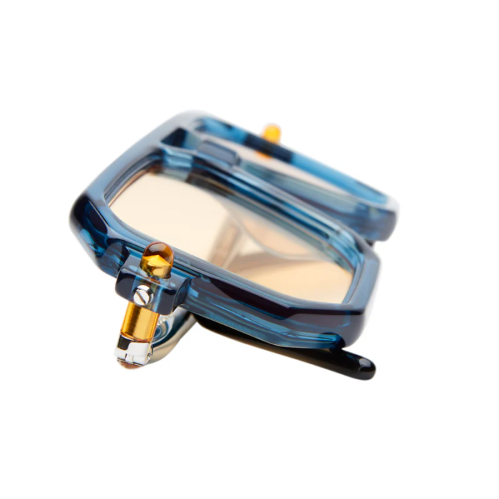 Kuboraum P8 Transparent Petrol Blue [4]