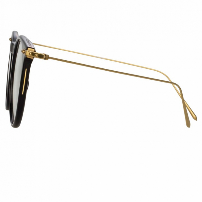 Linda Farrow Ellis Oval In Black [3]