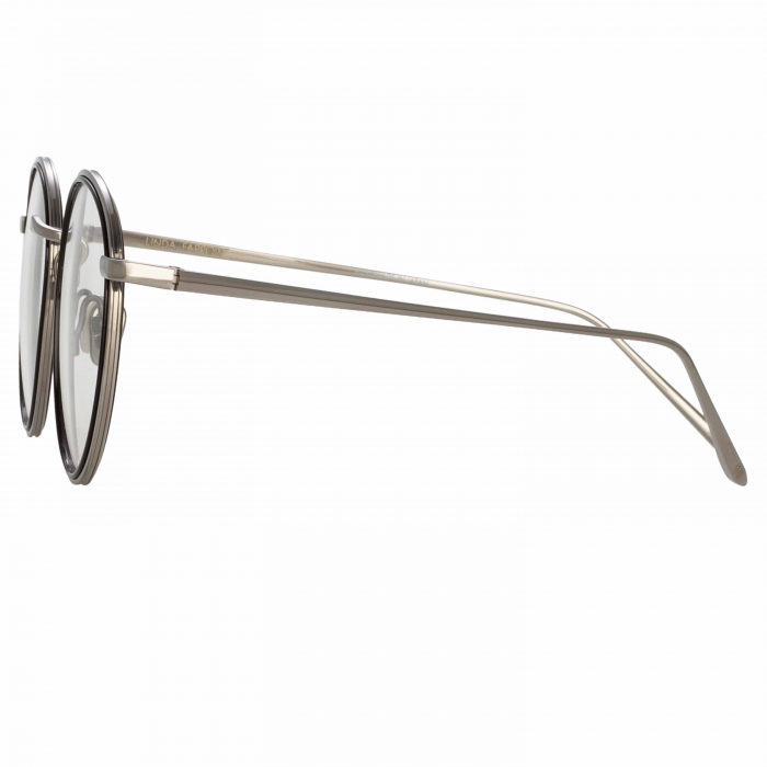 Linda Farrow Comer Oval In White Gold [4]