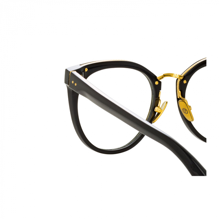 Linda Farrow Carla Oval in Black [3]