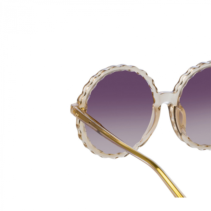 Linda Farrow Nova Round in Ash [4]