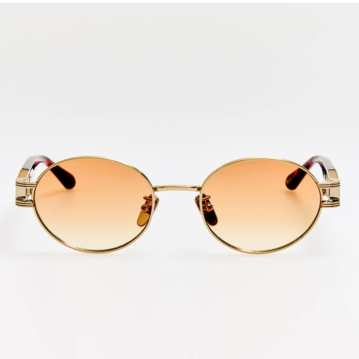 Linda Farrow Phoebe LFL1657 22K Gold Camel [3]