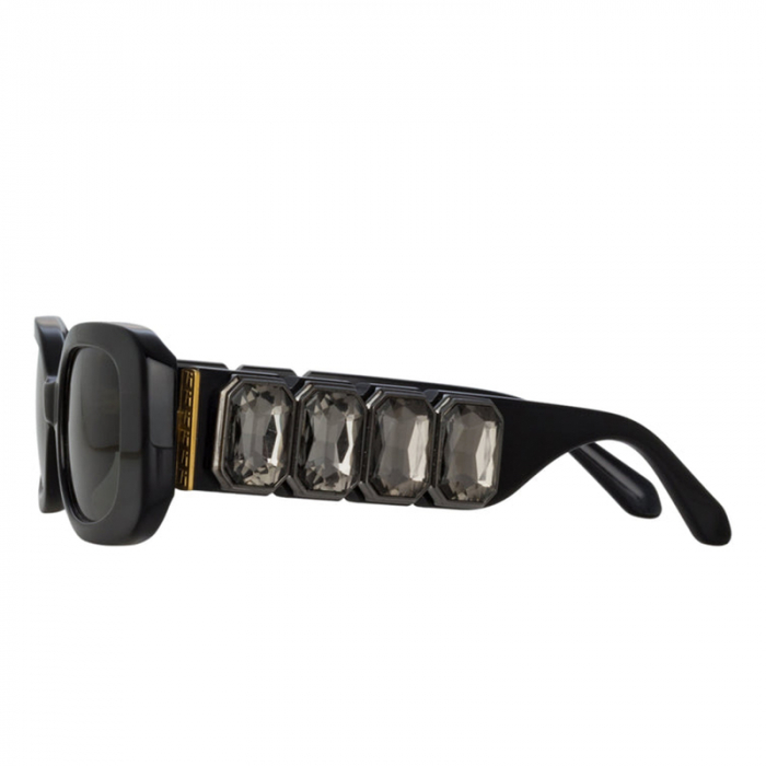 Linda Farrow x Nima Benati Lola in Black and Gemstone [2]
