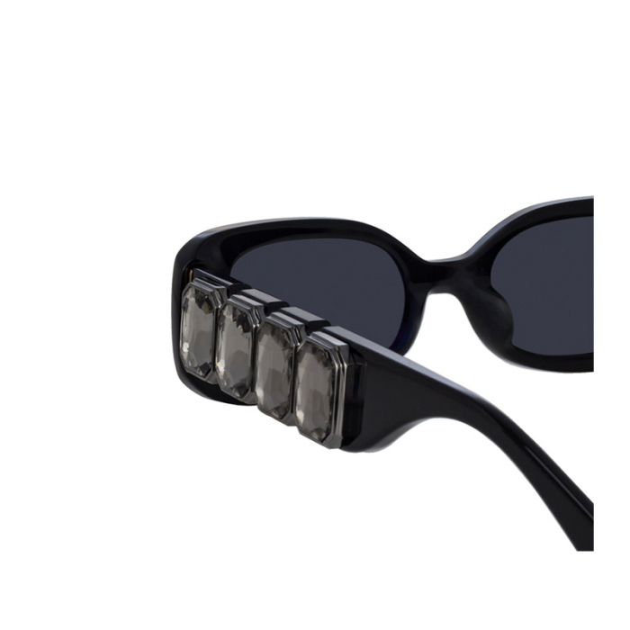 Linda Farrow x Nima Benati Lola in Black and Gemstone [3]