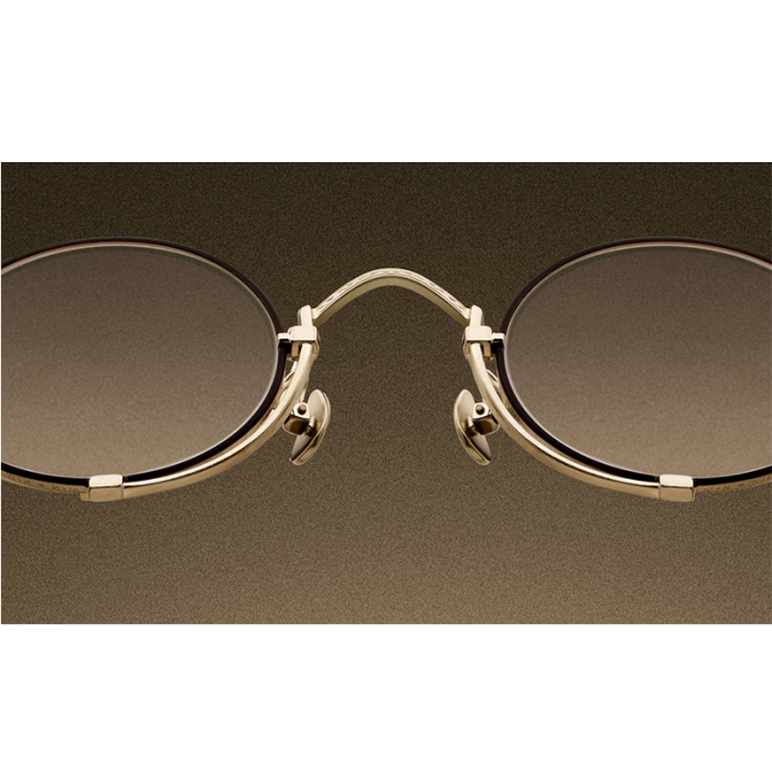 Matsuda 10103H Brushed Gold Matte Black [4]