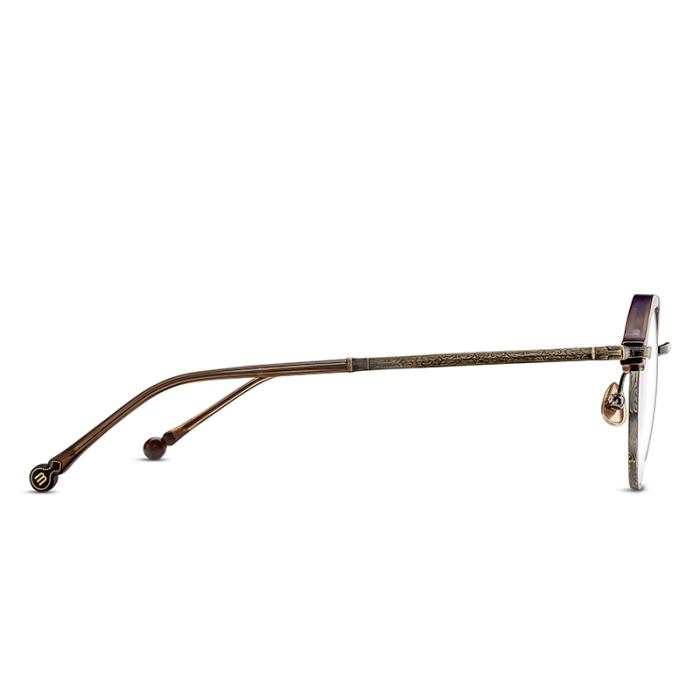 Matsuda M2064  Matte Taupe Antique Gold [2]