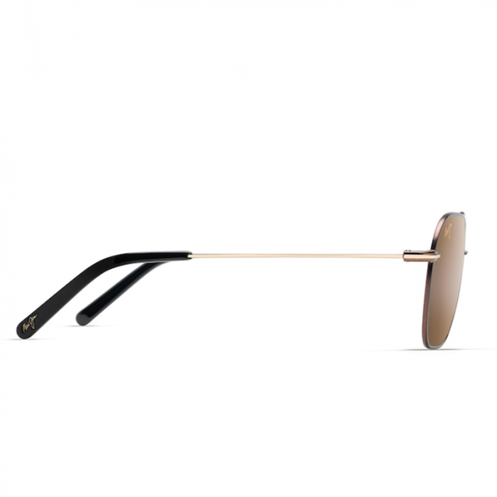 Maui Jim H877-01 HCL Mano Dark Brown with Gold Stripe [3]