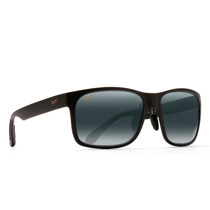 Maui Jim MJ0432S 001 Grey Red Sands Black Matte [2]