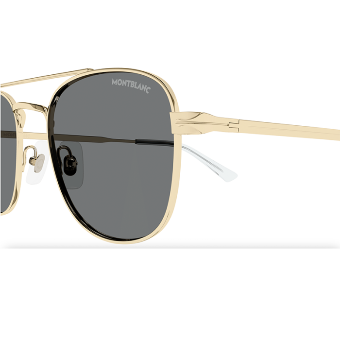 Mont Blanc MB0363S 001 Gold Grey [3]