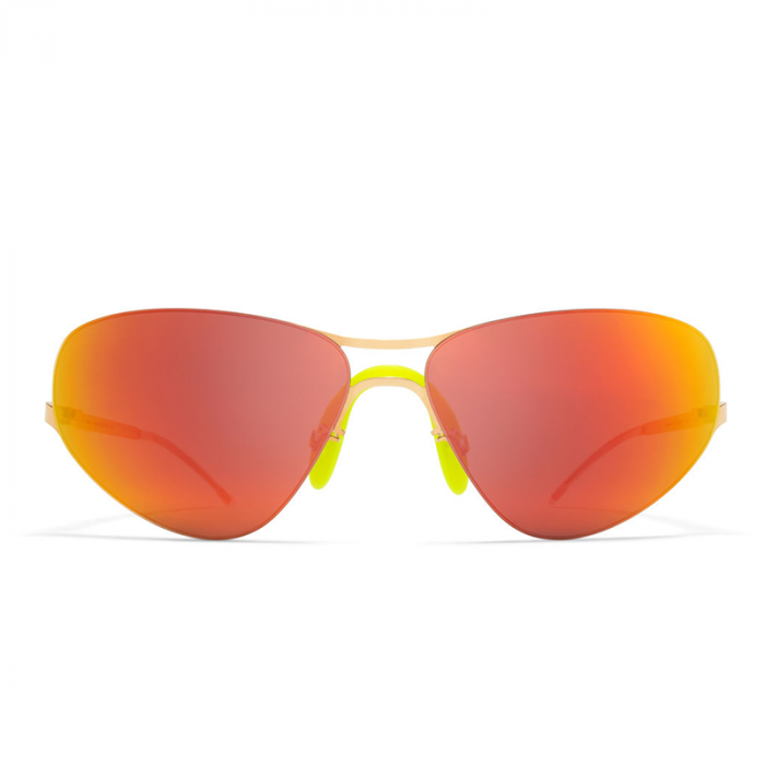 Mykita Alpine 013 Glossy Gold Orange Flash [3]
