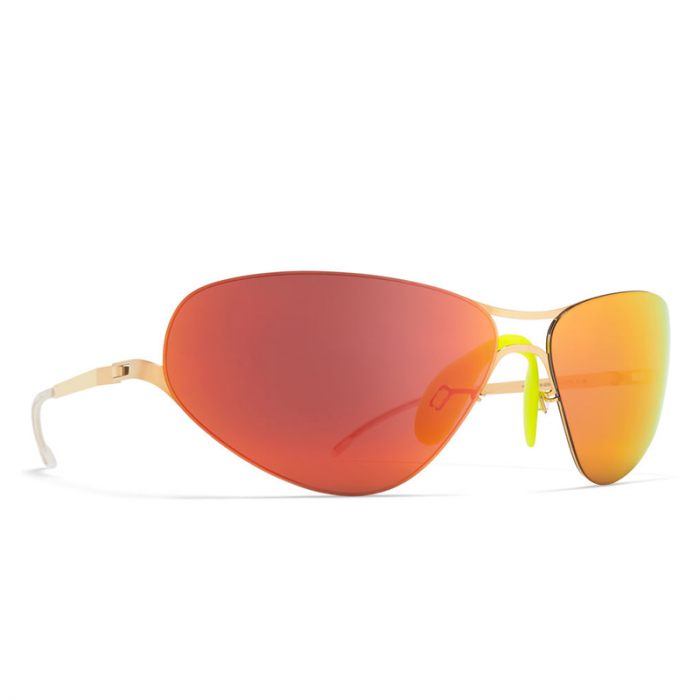 Mykita Alpine 013 Glossy Gold Orange Flash [2]