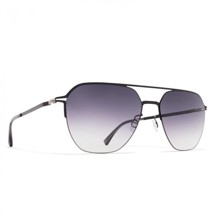 Mykita Amos 419 Shiny Silver Jet Black Grey [2]