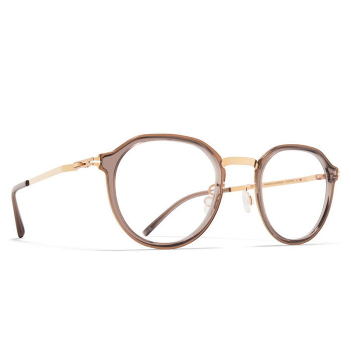 Mykita Halvar A83 653 Champagne Gold Clear Ash [2]