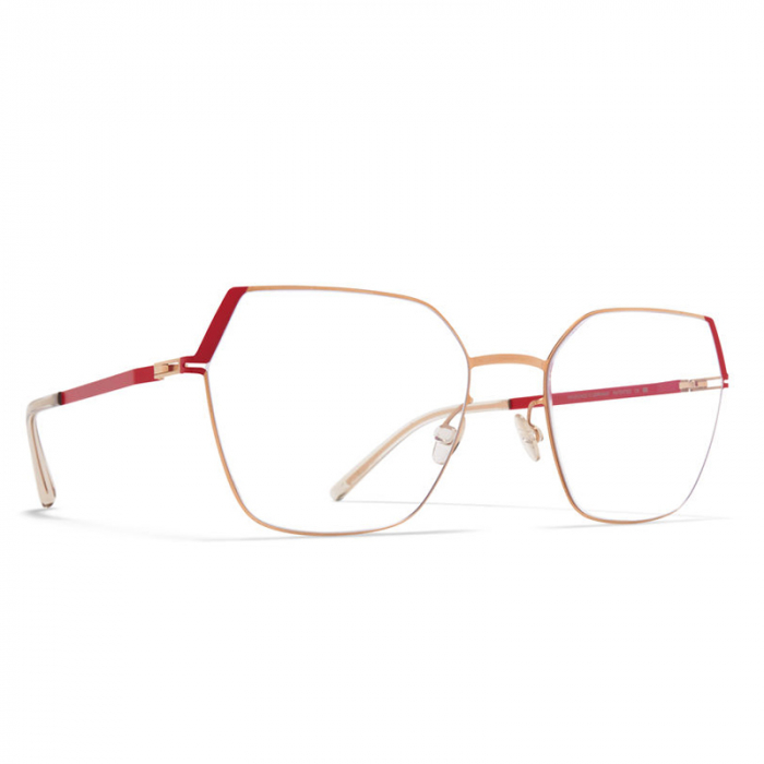 Mykita Stine Champagne Gold Goji Red [2]