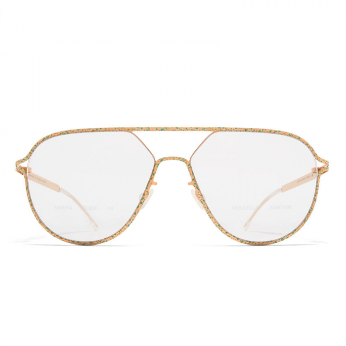 Mykita Studio 14.2 648 Champagne Gold Jade Green [1]