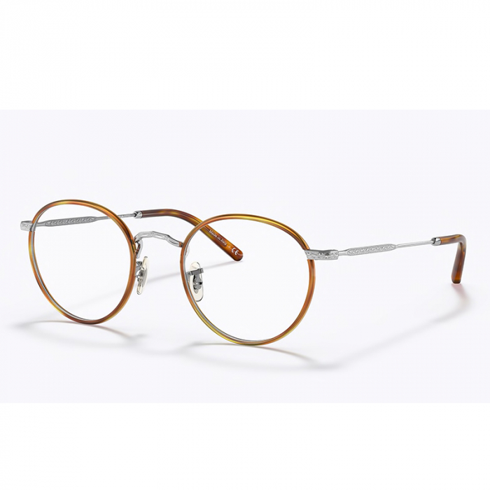 OLIVER PEOPLES Carling Silver and Amber Tortoise [2]