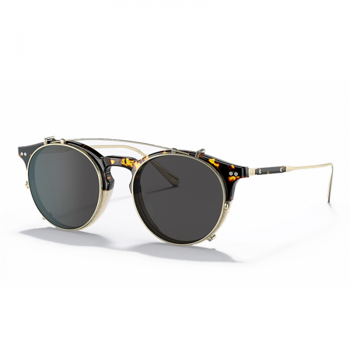 Oliver Peoples Eduardo DTB Beige Silk with Clip-on [2]