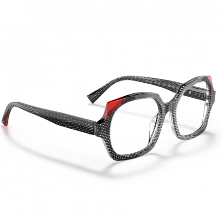 Alain Mikli A03148 Grid Black Red [3]