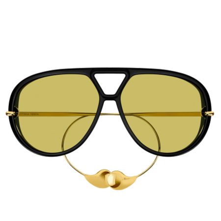 Ochelari de soare - Bottega Veneta BV1273S 003 Black Yellow