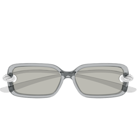 Ultimele trenduri - Bottega Veneta BV1439S 004 Grey Silver