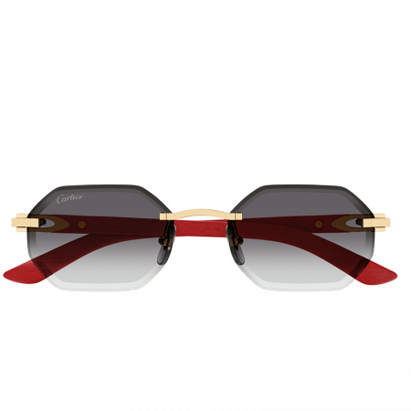 Branduri - Cartier C Decor CT0439S 003 Grey Red