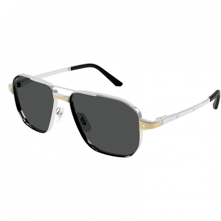 Cartier Santos CT0424S 001 Silver Smoke [1]