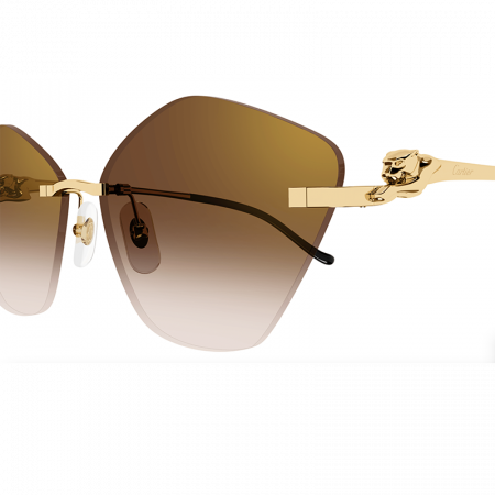 Cartier Panthere CT0429S 002 61 Gold Brown [2]