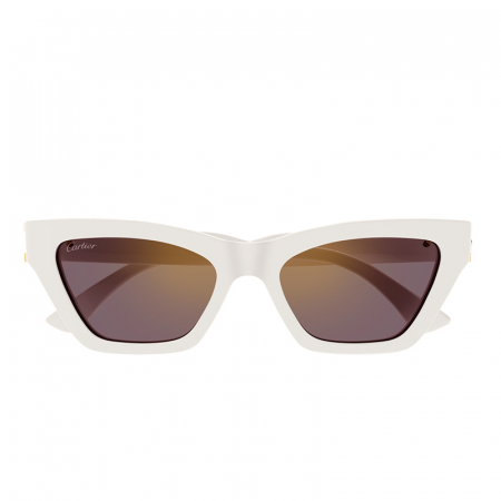 Ultimele trenduri - Cartier CT0437S 004 White Gold