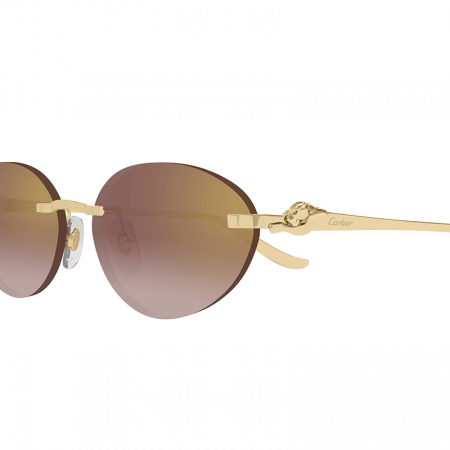 Cartier Panthere CT0504S 002 Gold Red [2]