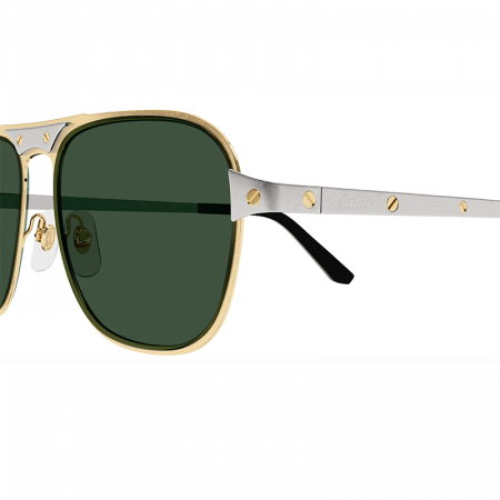 Cartier CT0532S 002 Gold Silver Green [2]