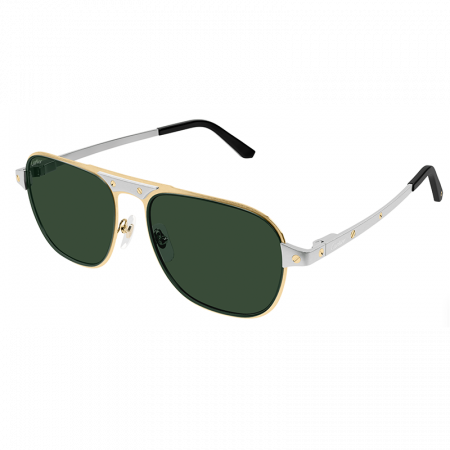 Cartier CT0532S 002 Gold Silver Green [1]