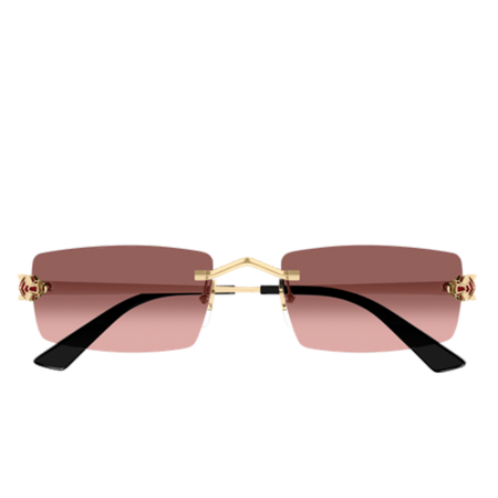 Diva - CT0598S 004 Panthere de Cartier Sunglasses