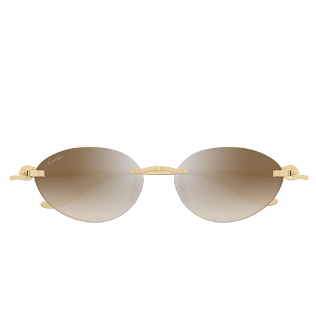 Ultimele trenduri - Cartier Panthere CT0504S 003 Gold Brown
