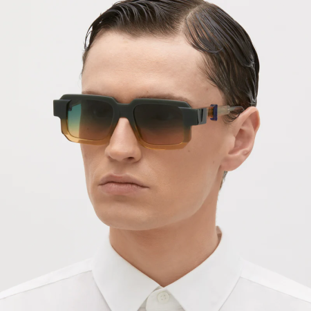 Ochelari de soare - Kuboraum I03 NYT Dark Green Caramel