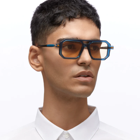 Ochelari de vedere - Kuboraum P8 Transparent Petrol Blue