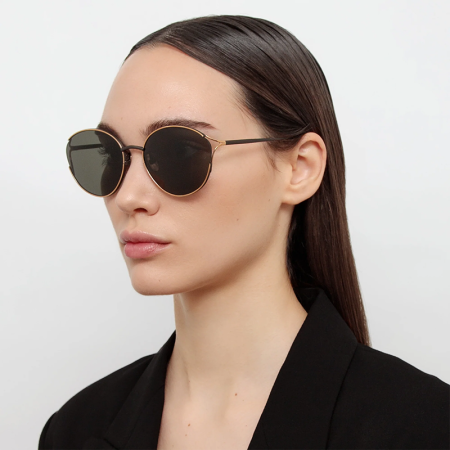 Ochelari de soare - Linda Farrow Fielder LFL1455 C1 Matt Nickel