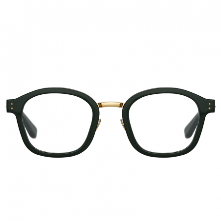 Ochelari de vedere - Linda Farrow Hunter Deep Green and Gold