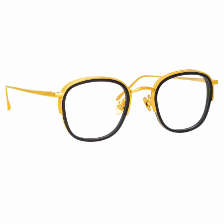 Linda Farrow Aldrin Gold And Black [1]