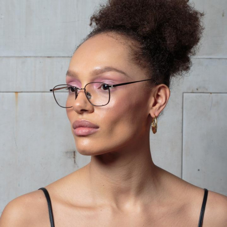 Linda Farrow Hendrik Oval in Light Gold and Brown [2]