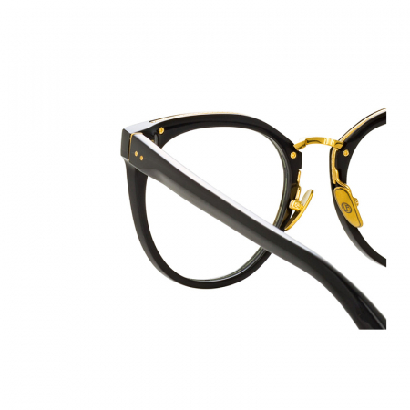 Linda Farrow Carla Oval in Black [2]
