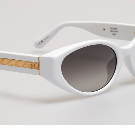 Linda Farrow Lyra LFL1540 C2 in White Gold [2]