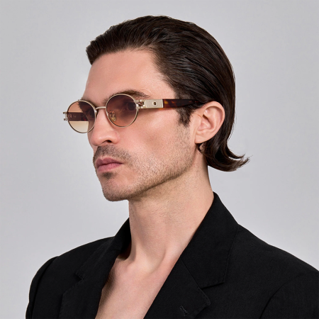 Linda Farrow Phoebe LFL1657 22K Gold Camel [1]