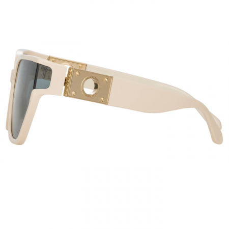 Linda Farrow Sabine Oversized in Cream [3]