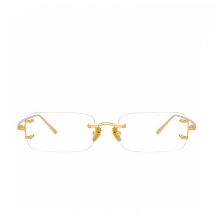 Ochelari de vedere - Linda Farrow Taylor Rectangular In Yellow Gold