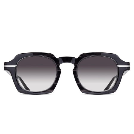 Ochelari de soare - Matsuda M2055 SG Black Stripe - Brushed Silver