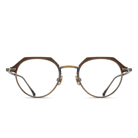 Ochelari de vedere - Matsuda M2064  Matte Taupe Antique Gold