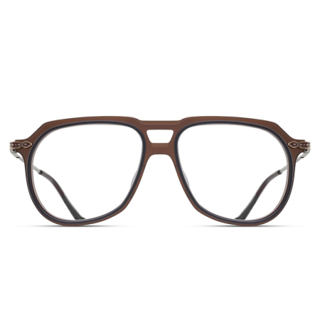Minimalist - Matsuda M2073 Matte Taupe Antique Gold