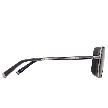 Matsuda M3023 SG Antique Silver Matte Black [1]