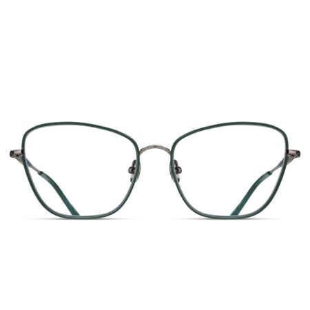 Femei - Matsuda M3159 Antique Silver Matte Bottled Green